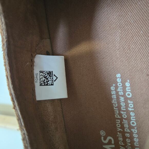 TOMS Sunset Toffee Suede Women's‎ Tan Slip-On Espadrille Sneakers Size 8 - Picture 8 of 11